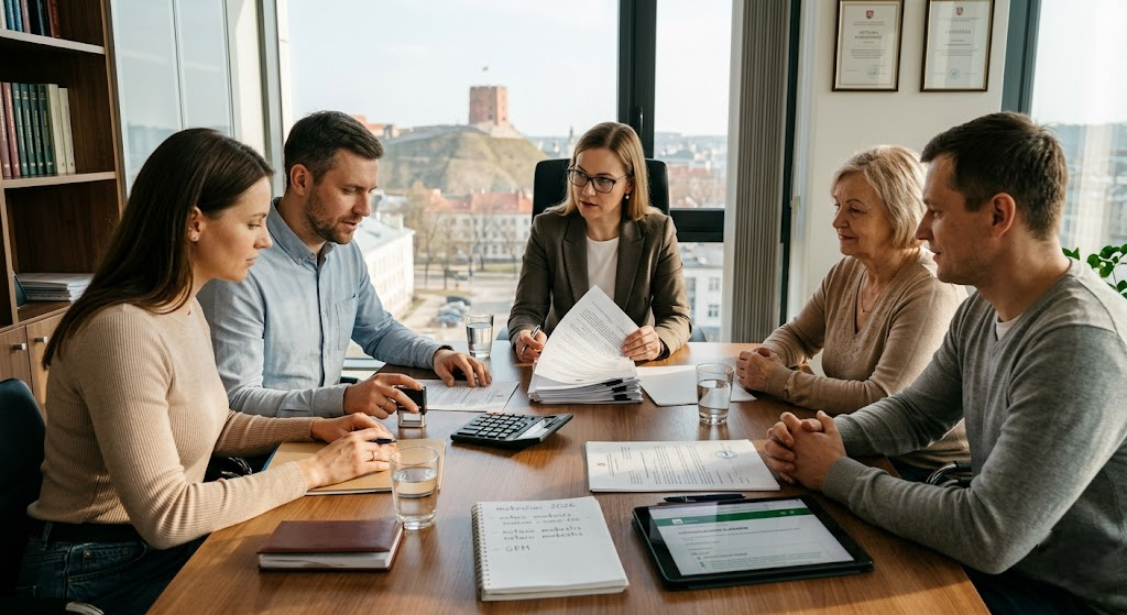 NT sandorių mokesčiai 2026: Išsamus vadovas pirkėjui ir pardavėjui NT sandorių mokesčiai 2026: Išsamus vadovas pirkėjui ir pardavėjui