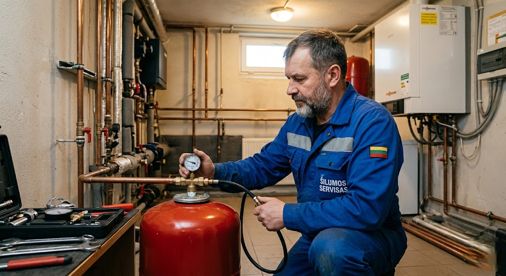 Išsiplėtimo indas: viskas, ką privalote žinoti apie šį kritinį šildymo sistemos komponentą