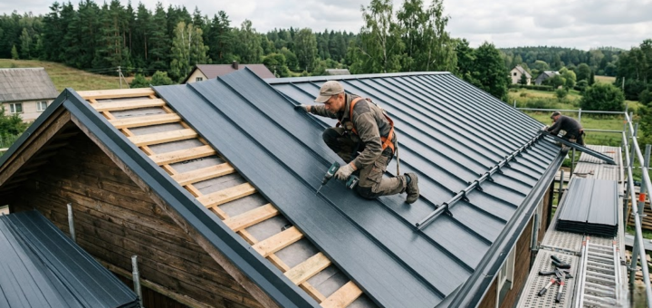 Stogo skarda: viskas, ką reikia žinoti renkantis ilgaamžę ir estetišką stogo dangą