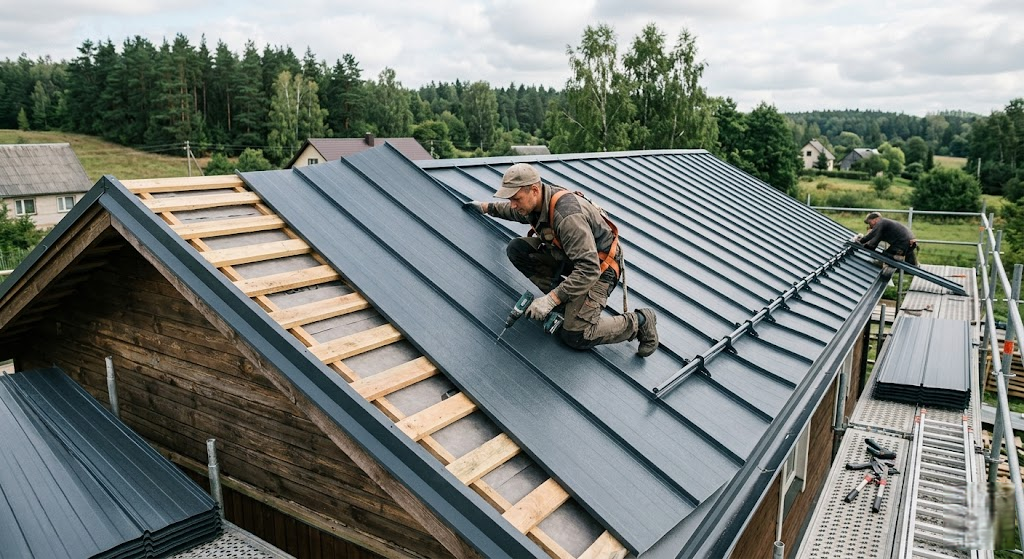 Stogo skarda: viskas, ką reikia žinoti renkantis ilgaamžę ir estetišką stogo dangą