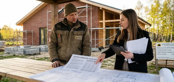 Statybos leidimo kaina 2026 m.: išsamus gidas planuojantiems būstą