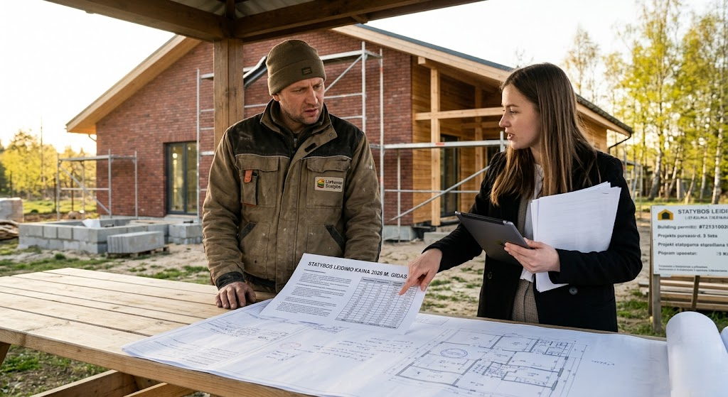 Statybos leidimo kaina 2026 m.: išsamus gidas planuojantiems būstą