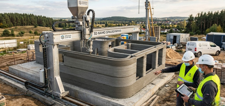 3D namų spausdinimas: Revoliucija statybų sektoriuje, kuri keičia viską