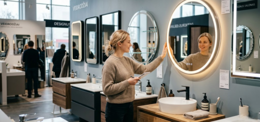 Veidrodžiai Voniai: Kaip Išsirinkti Tobulą Akcentą, Kuris Sujungia Estetiką ir Funkcionalumą?