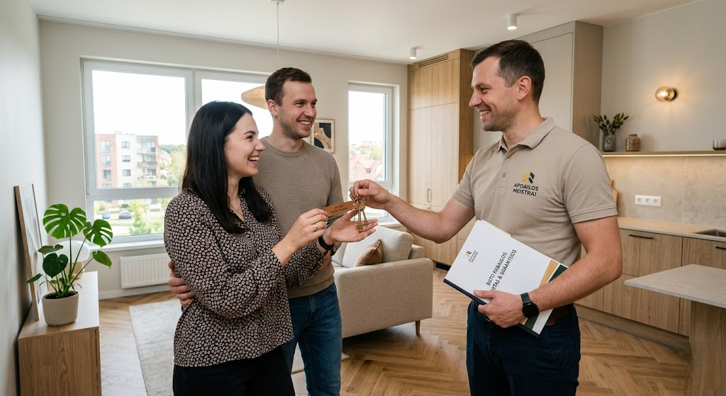 Apdailos darbai: Nuo pirminės idėjos iki raktų įteikimo – viskas, ką privalote žinoti