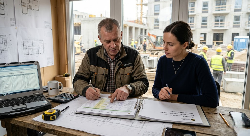 Statybų sąmata: išsamus gidas, kaip suplanuoti biudžetą ir išvengti finansinių spąstų