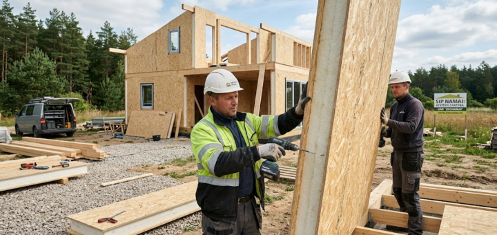 SIP namai: Visapusiškas gidas apie ateities statybą – privalumai, kaina ir mitai