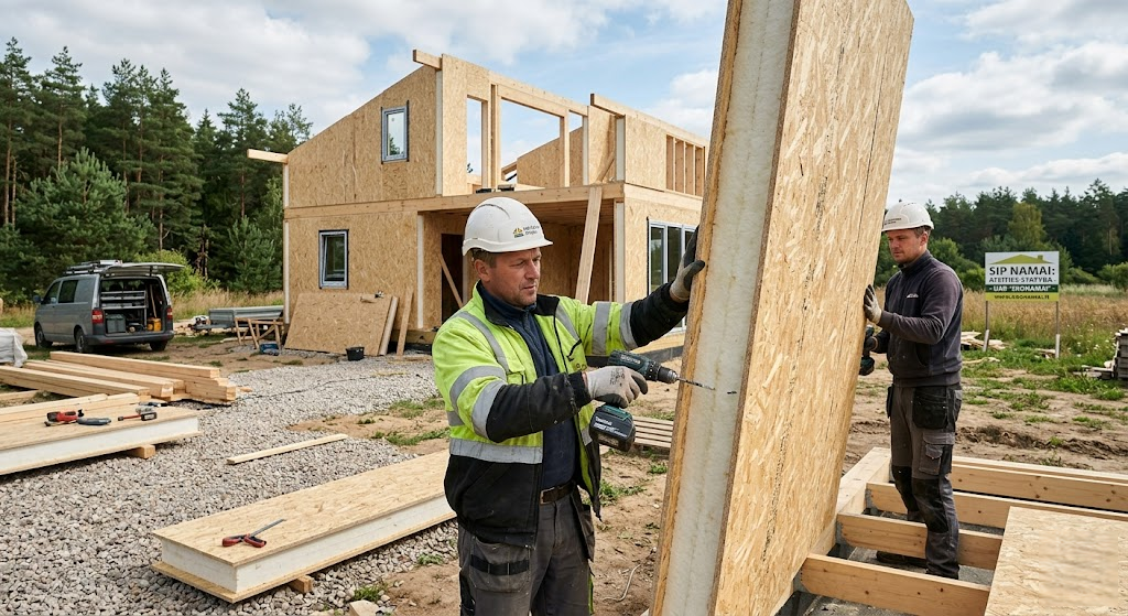 SIP namai: Visapusiškas gidas apie ateities statybą – privalumai, kaina ir mitai