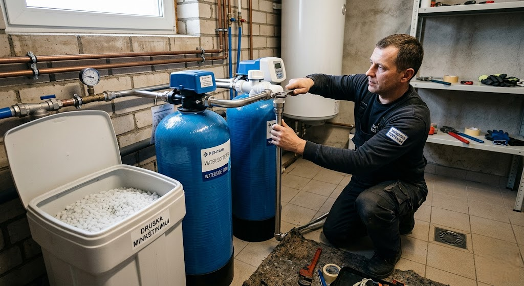 Minkštinimo filtrai: viskas, ką privalu žinoti apie kietą vandenį ir geriausius sprendimus jūsų namams