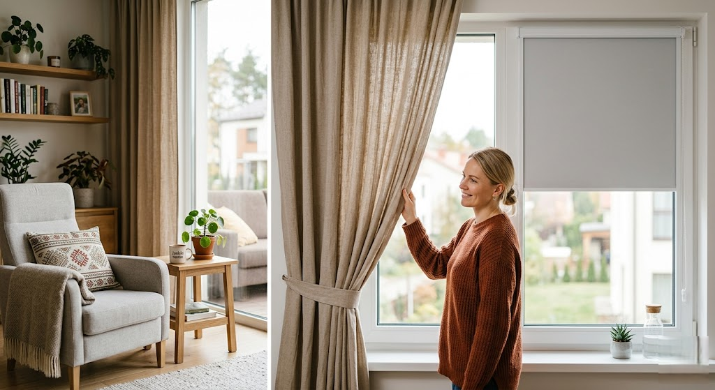 Užuolaidos ar roletai? Išsamus gidas, kaip sukurti jaukius ir stilingus namus