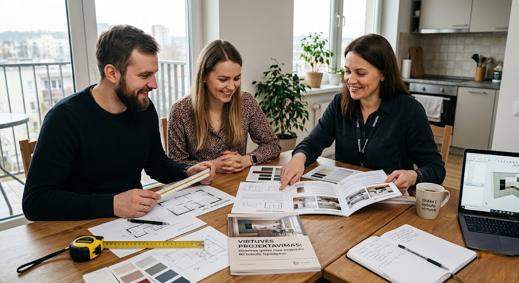 Virtuvės projektavimas: Išsamus gidas nuo svajonės iki tobulo išpildymo
