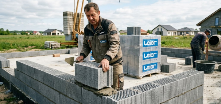 Leier blokeliai: Išsamus gidas planuojantiems tvarius, šiltus ir ilgaamžius namus