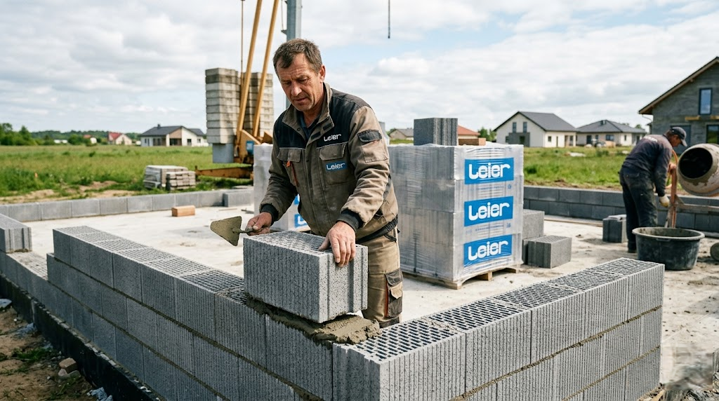 Leier blokeliai: Išsamus gidas planuojantiems tvarius, šiltus ir ilgaamžius namus