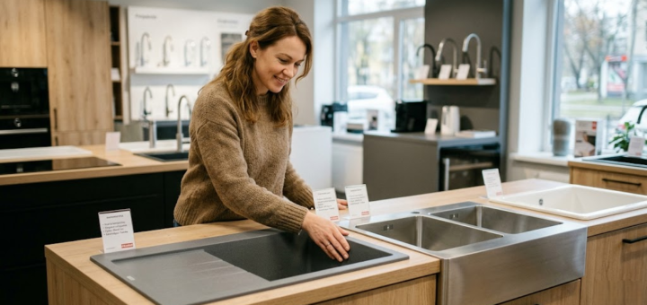 Virtuvės kriauklės: išsamus gidas, kaip pasirinkti funkcionalumo ir estetikos derinį