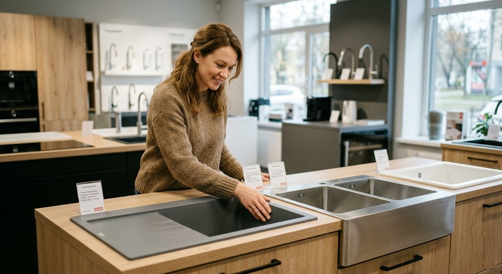 Virtuvės kriauklės: išsamus gidas, kaip pasirinkti funkcionalumo ir estetikos derinį