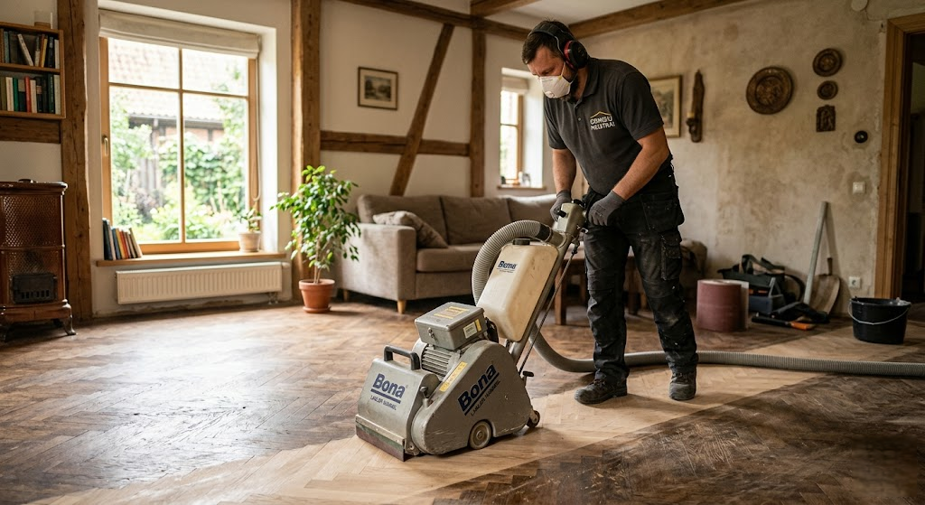 Parketo šlifavimas: išsamus gidas, kaip sugrąžinti namams prabangą ir jaukumą