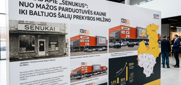 Viskas apie „Senukus“: Nuo mažos parduotuvės Kaune iki Baltijos šalių prekybos milžino