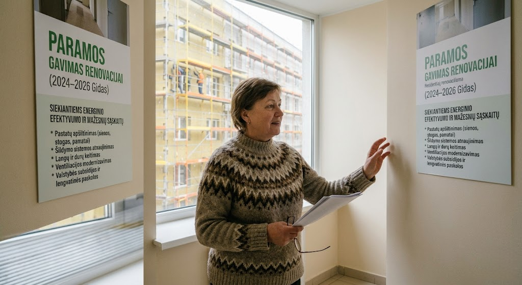 Paramos gavimas renovacijai: Išsamus 2024–2026 metų gidas siekiantiems energinio efektyvumo ir mažesnių sąskaitų