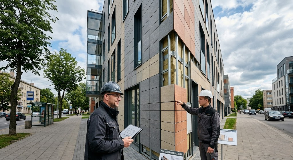 Ventiliuojami fasadai: Išsamus gidas apie modernią pastatų apsaugą, estetiką ir energinį efektyvumą Ventiliuojami fasadai: Išsamus gidas apie modernią pastatų apsaugą, estetiką ir energinį efektyvumą