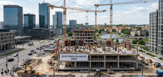 Statybos Vilniuje 2026: Kaip keičiasi Lietuvos sostinės veidas ir ko tikėtis ateityje?