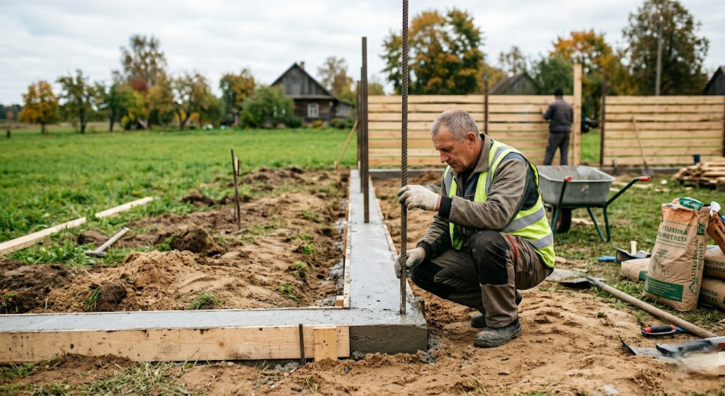 Tvorų pamatai: išsamus gidas apie tipus, montavimą ir kritines klaidas Tvorų pamatai: išsamus gidas apie tipus, montavimą ir kritines klaidas