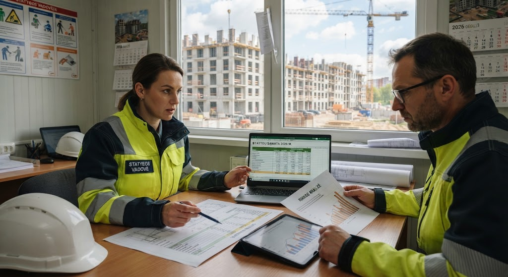 Statybų kainos 2026 metais: Rinkos analizė ir biudžeto planavimas