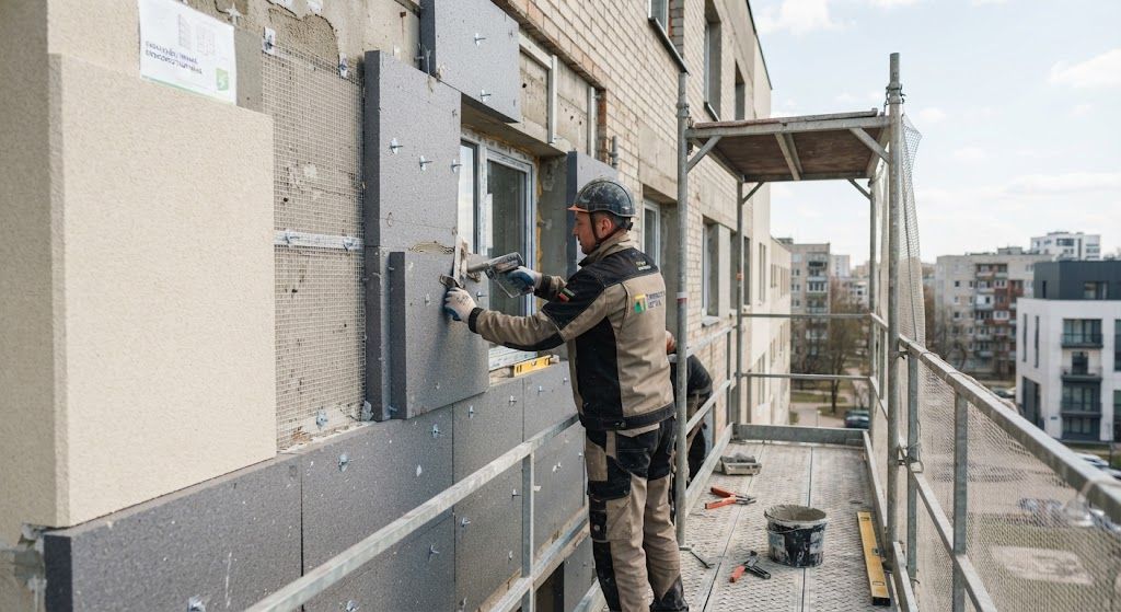 Efektyvus fasadų šiltinimas: modernios technologijos ir protingi sprendimai Efektyvus fasadų šiltinimas: modernios technologijos ir protingi sprendimai