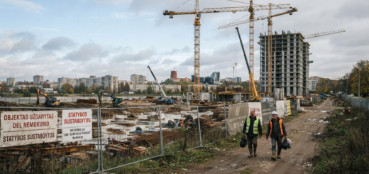 Statybų krizė Lietuvoje: nematomos problemos po kylančiais kranais