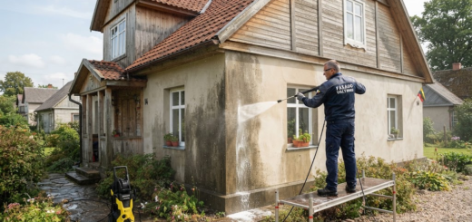 Fasado ploviklis: Veiksmingas būdas sugrąžinti namui pradinę išvaizdą