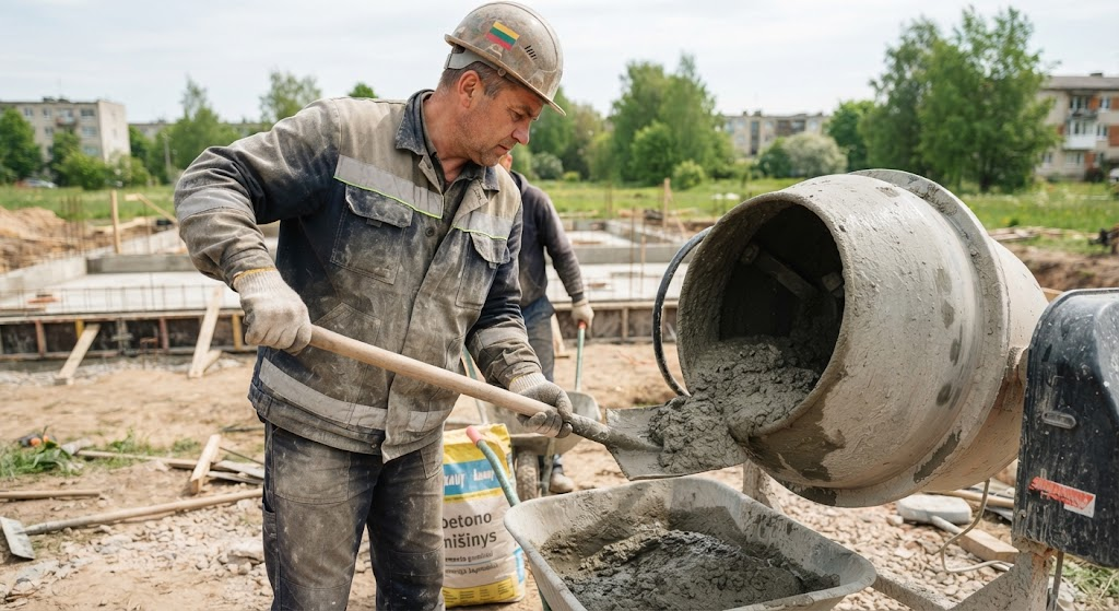 Betono Mišinys: Rūšys, Paruošimas ir Naudojimo Taisyklės