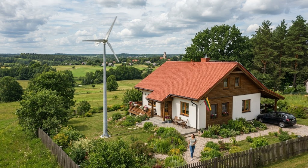 Vėjo jėgainės namams: Tvari investicija į asmeninę energetinę nepriklausomybę